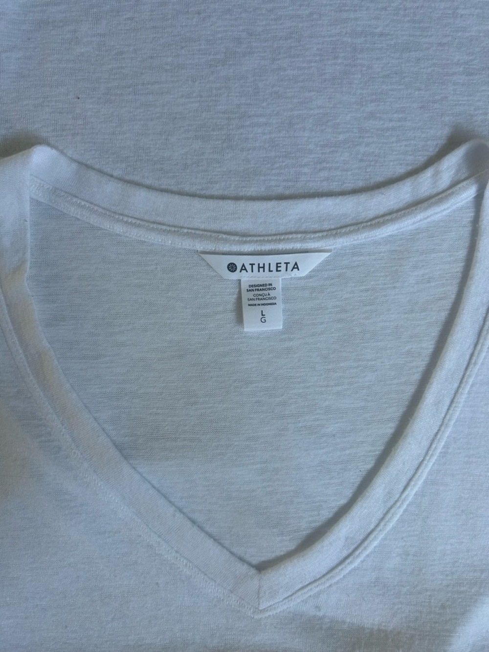 Athleta - Breezy V-Neck Tee - Picture 3 of 4